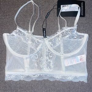 Longline Underwire Lace Bra